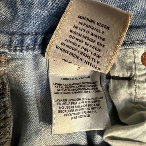 Miss Me Jeans Size 27 Inseam 23 inches Boyfriend Capri Weathered - Picture 12 of 14